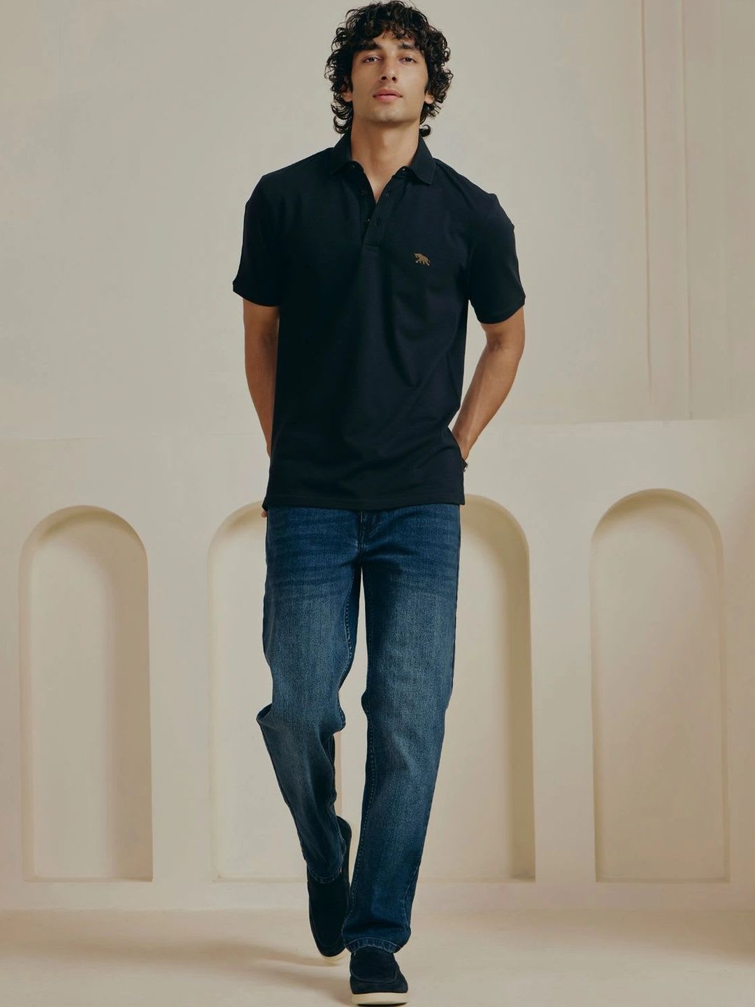 Andamen Men Casual Pique Polo - right view