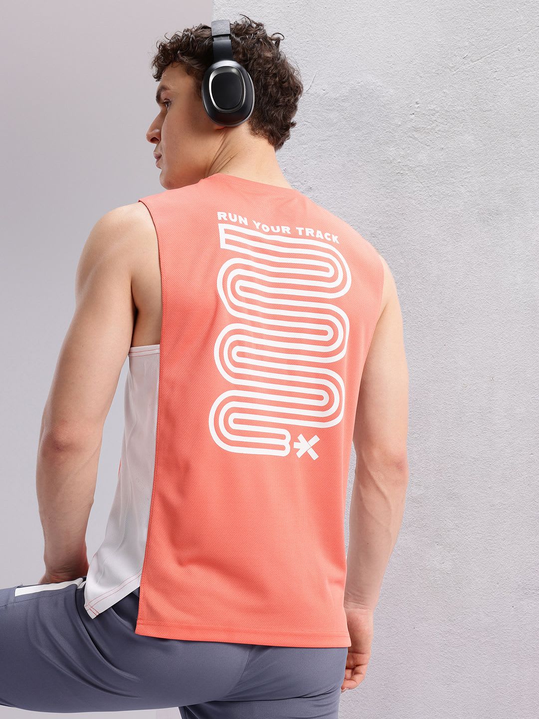 HRX by Hrithik Roshan Rapid-dry Printed Running T-shirt - default view