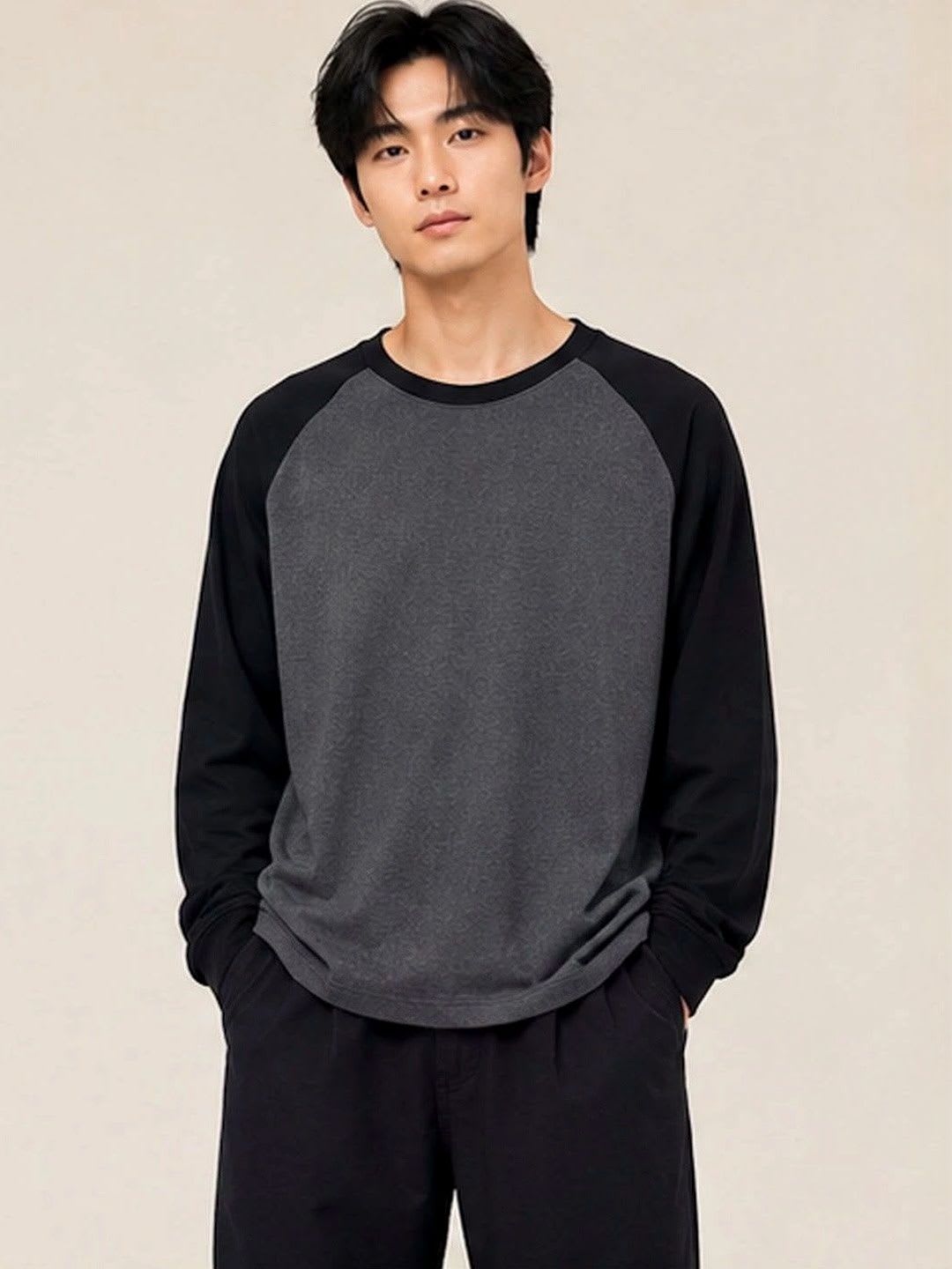 Imsa Moda Men Colourblocked T-shirt - default view