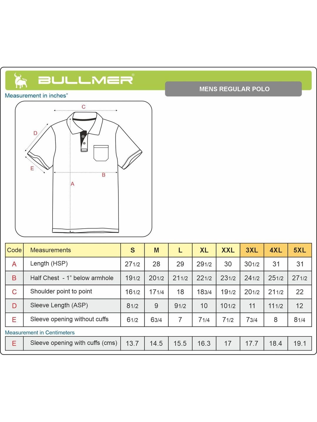 BULLMER Men Striped Polo Collar T-shirt - left view
