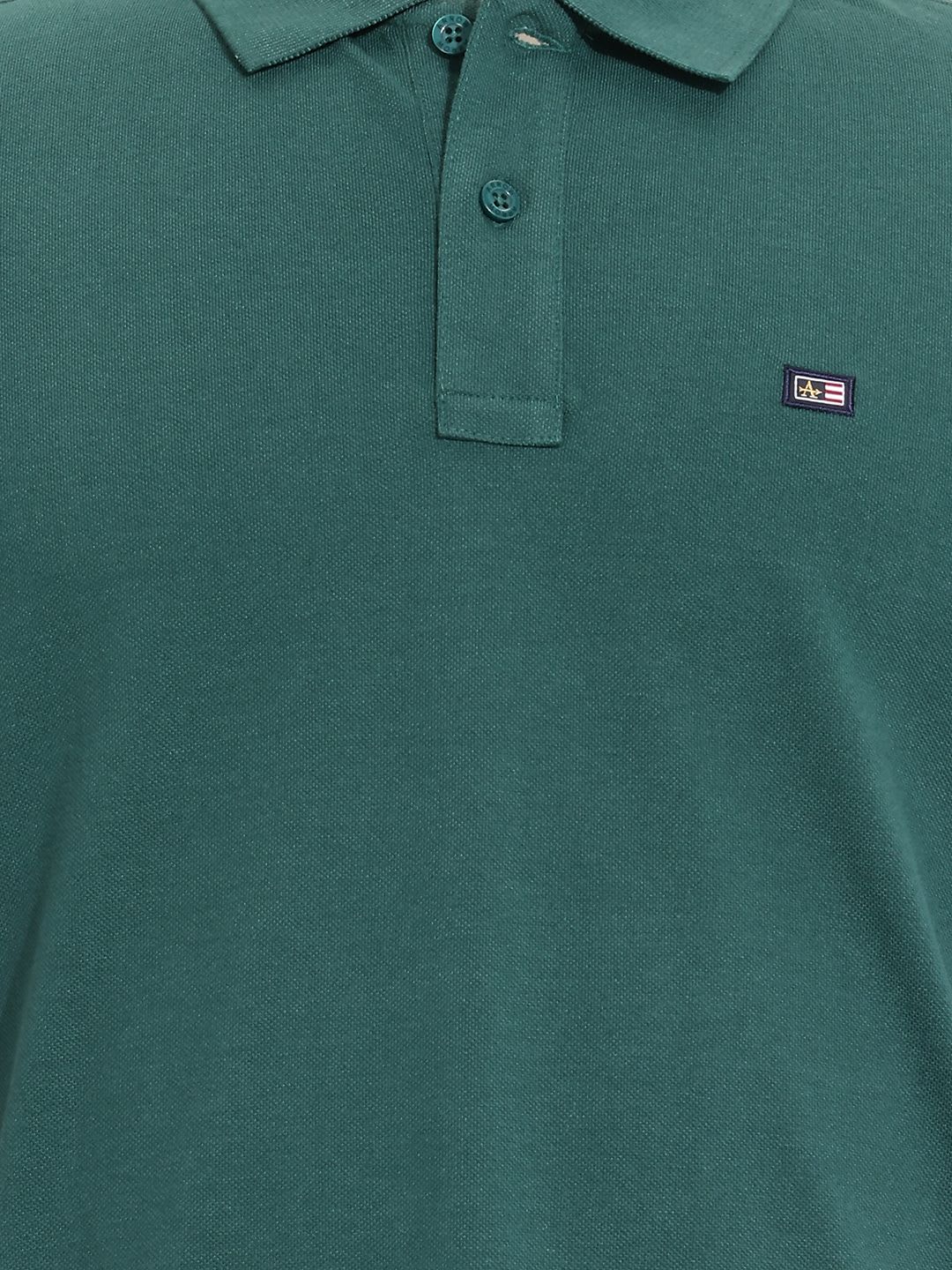 Arrow Men Brand Logo Polo Collar T-shirt - left view