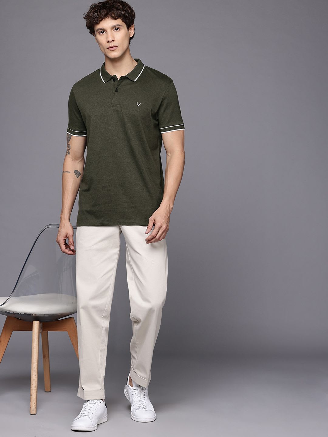 Allen Solly Men Polo Collar T-shirt - left view
