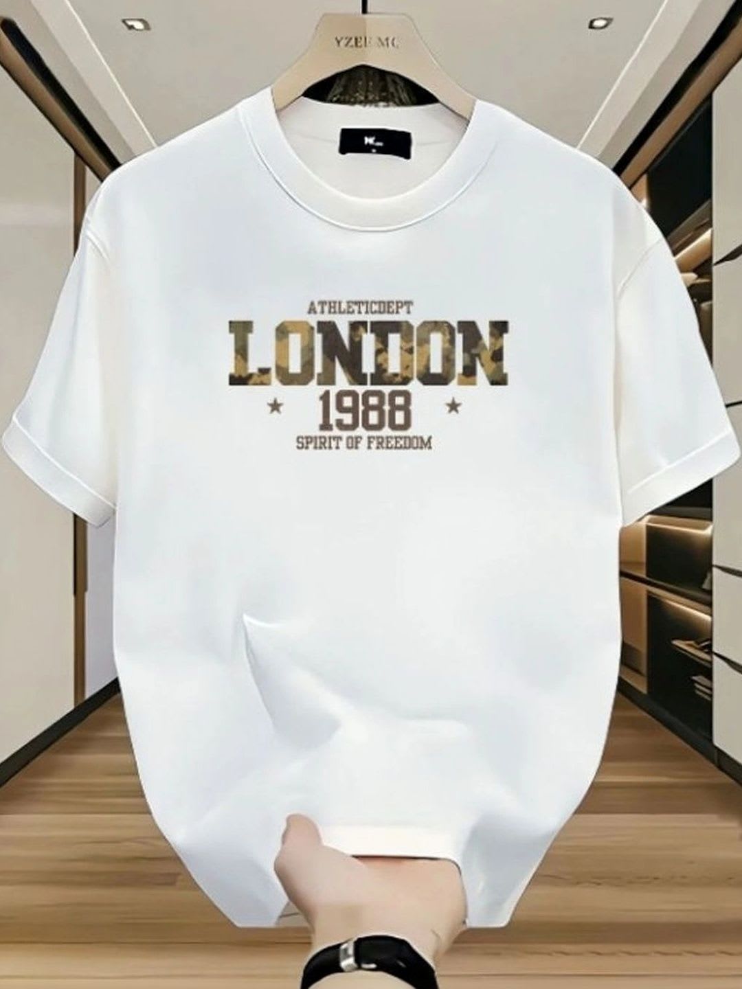 Akraft Men Typography Printed T-shirt - right view