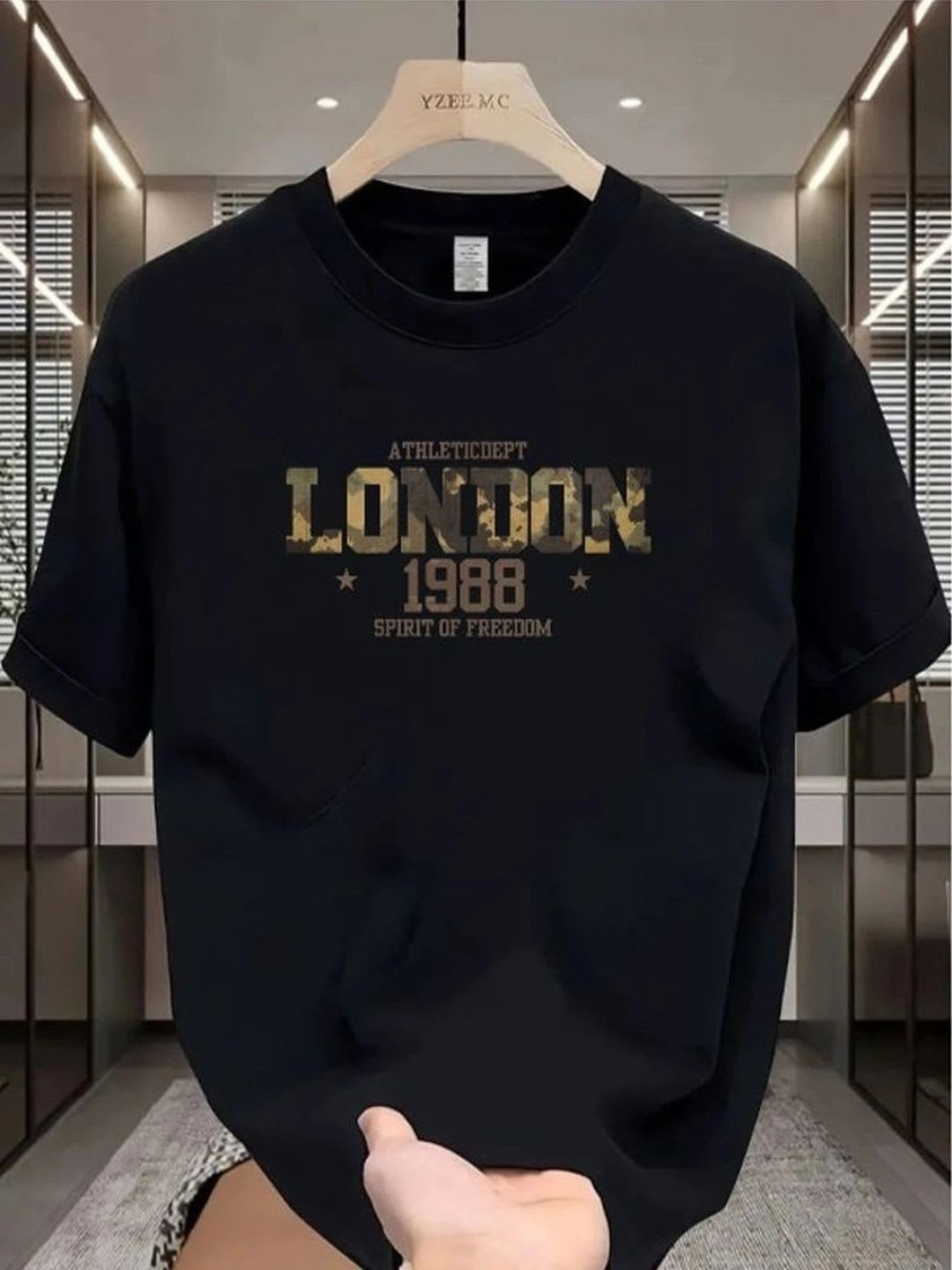 Akraft Men Typography Printed T-shirt - right view