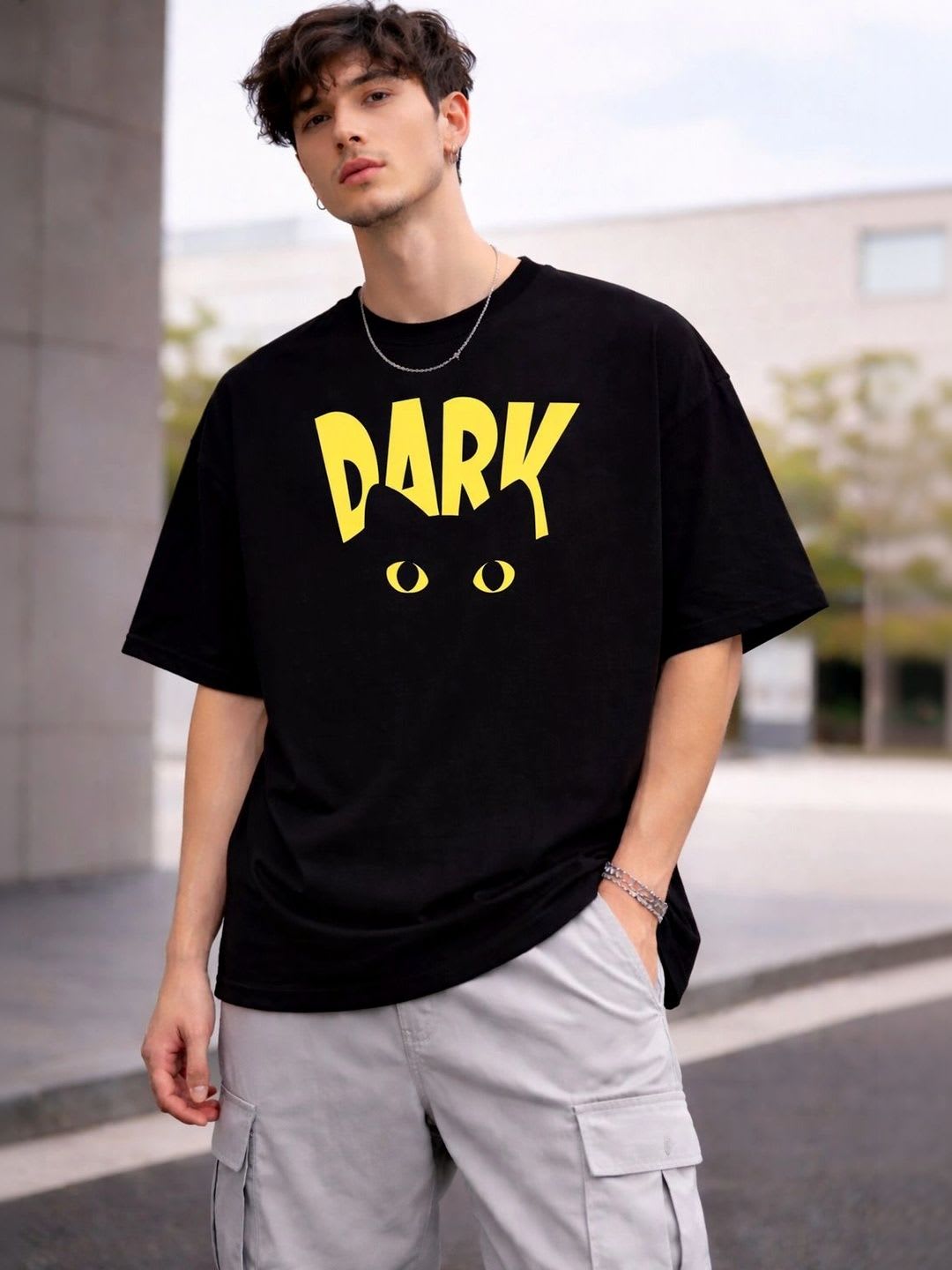 TENRUN Men Printed T-shirt - default view