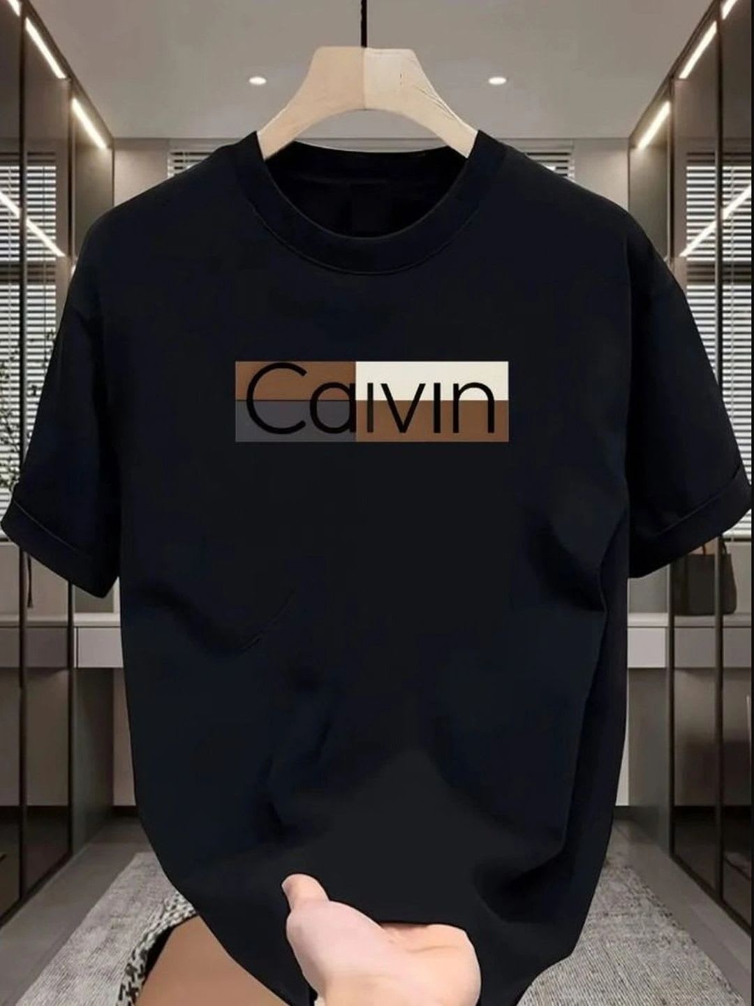 Akraft Men Brand Logo Printed T-shirt - right view