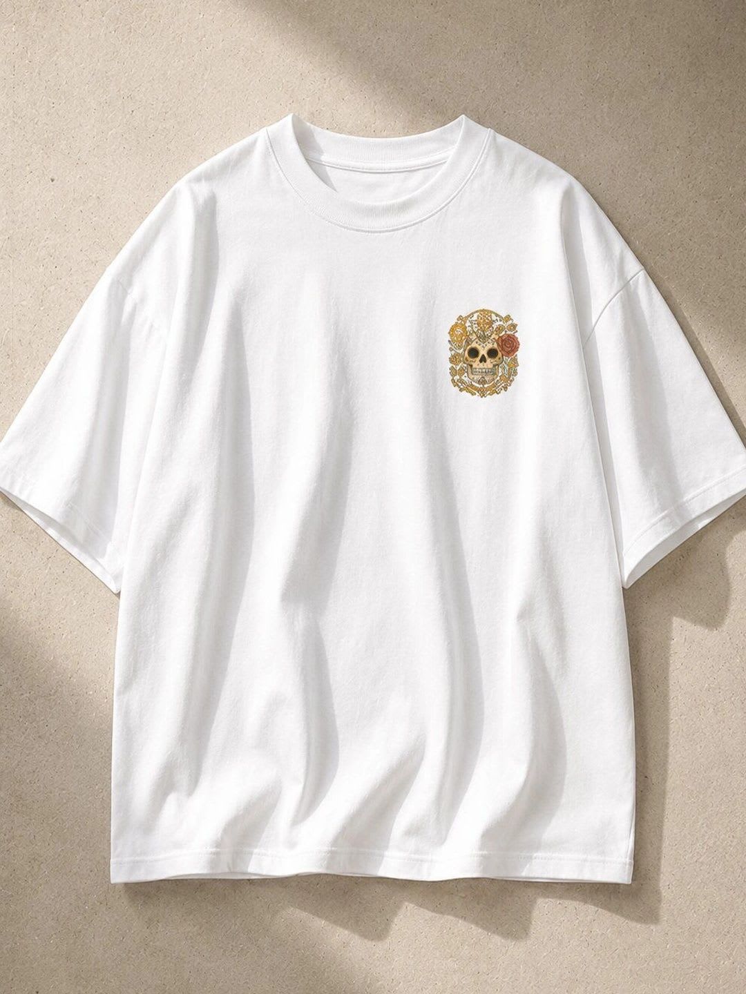 HERE&NOW Men Printed Drop-Shoulder Sleeves T-shirt - right view