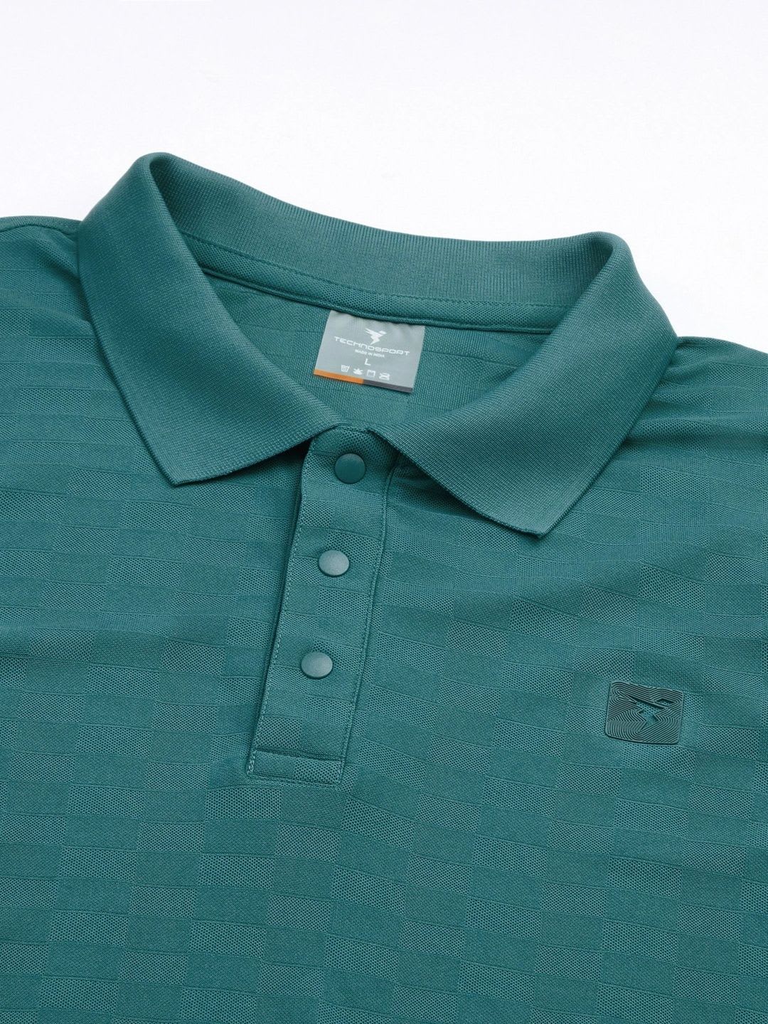 Technosport Men Polo Collar Slim Fit T-shirt - right view