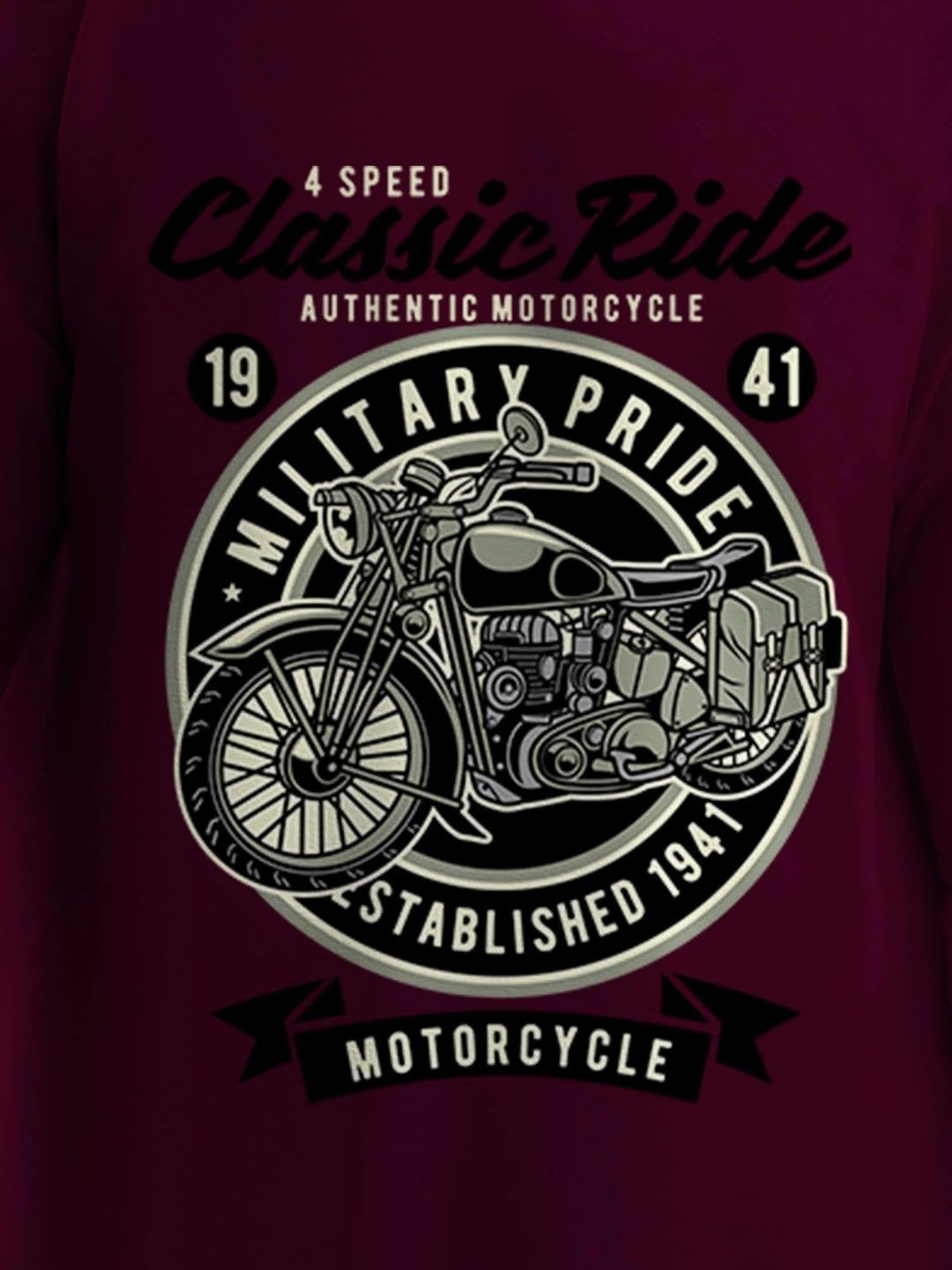WIEBE Men Printed T-shirt - left view