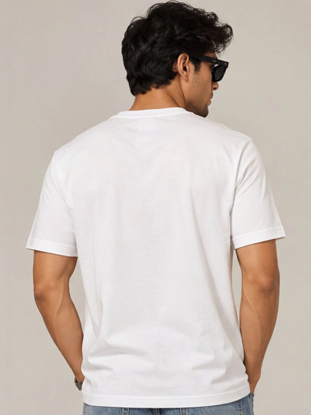 YAK YAK Men 3 Printed T-shirt - back view