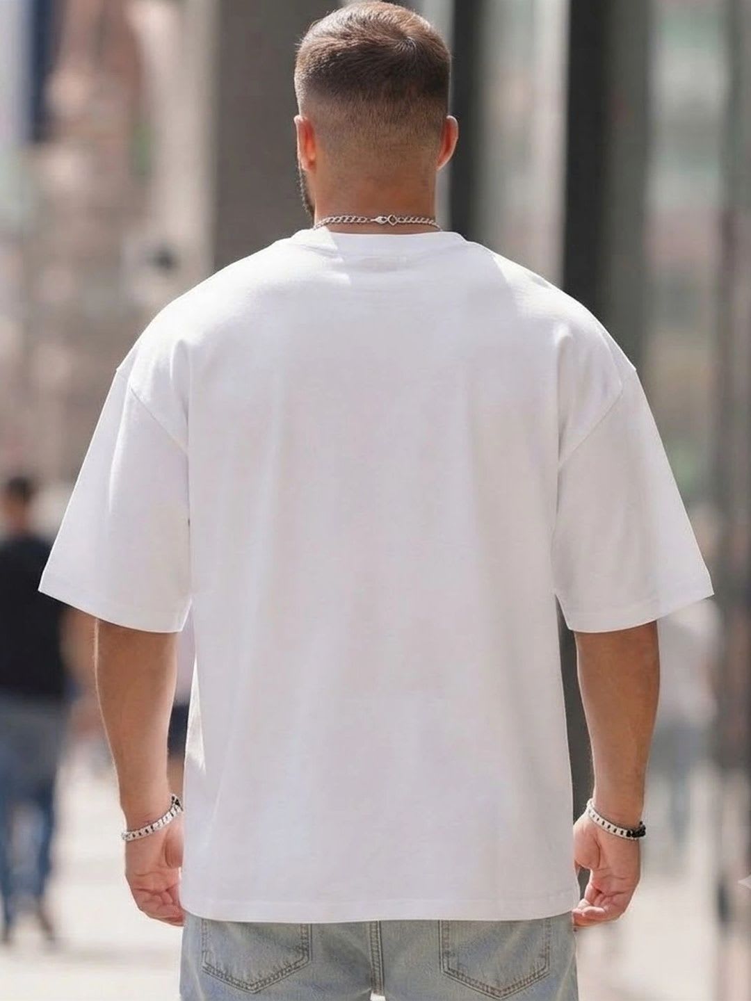 Akraft Men Typography Printed T-shirt - back view