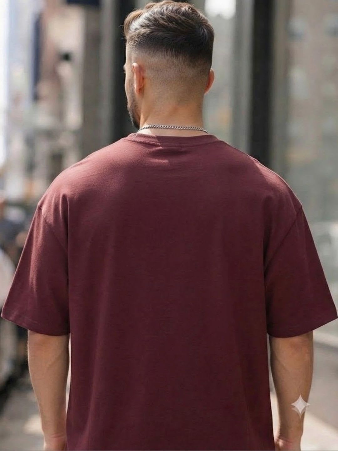 Akraft Men Printed T-shirt - back view