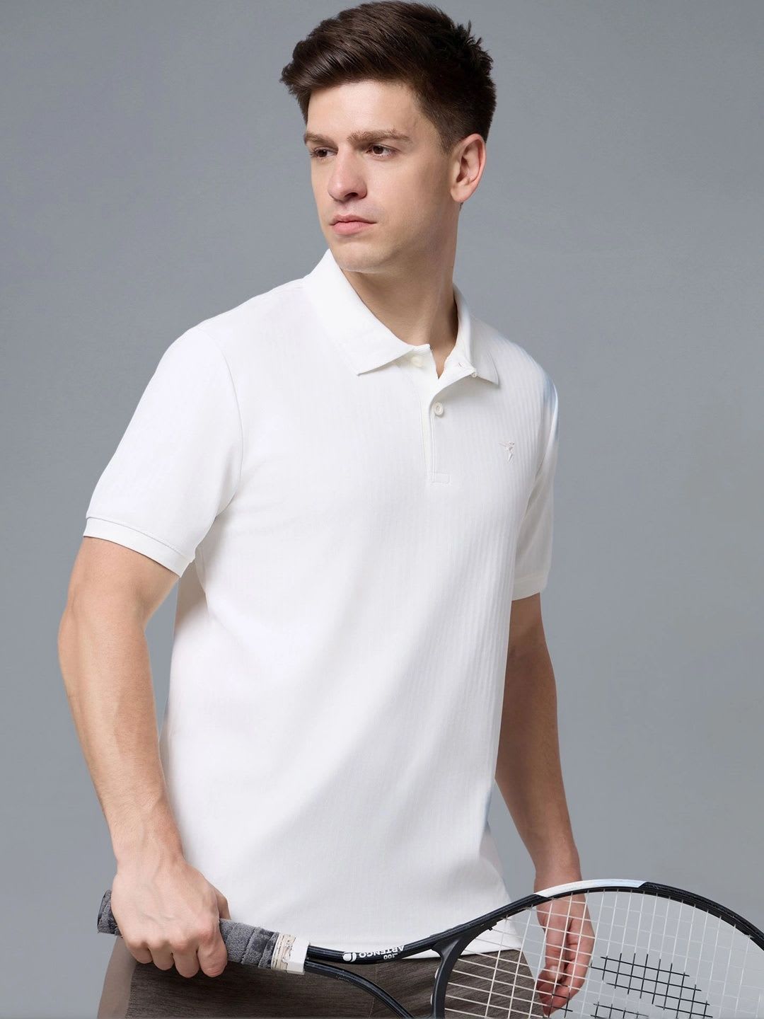 Technosport Men Polo Collar T-shirt - default view