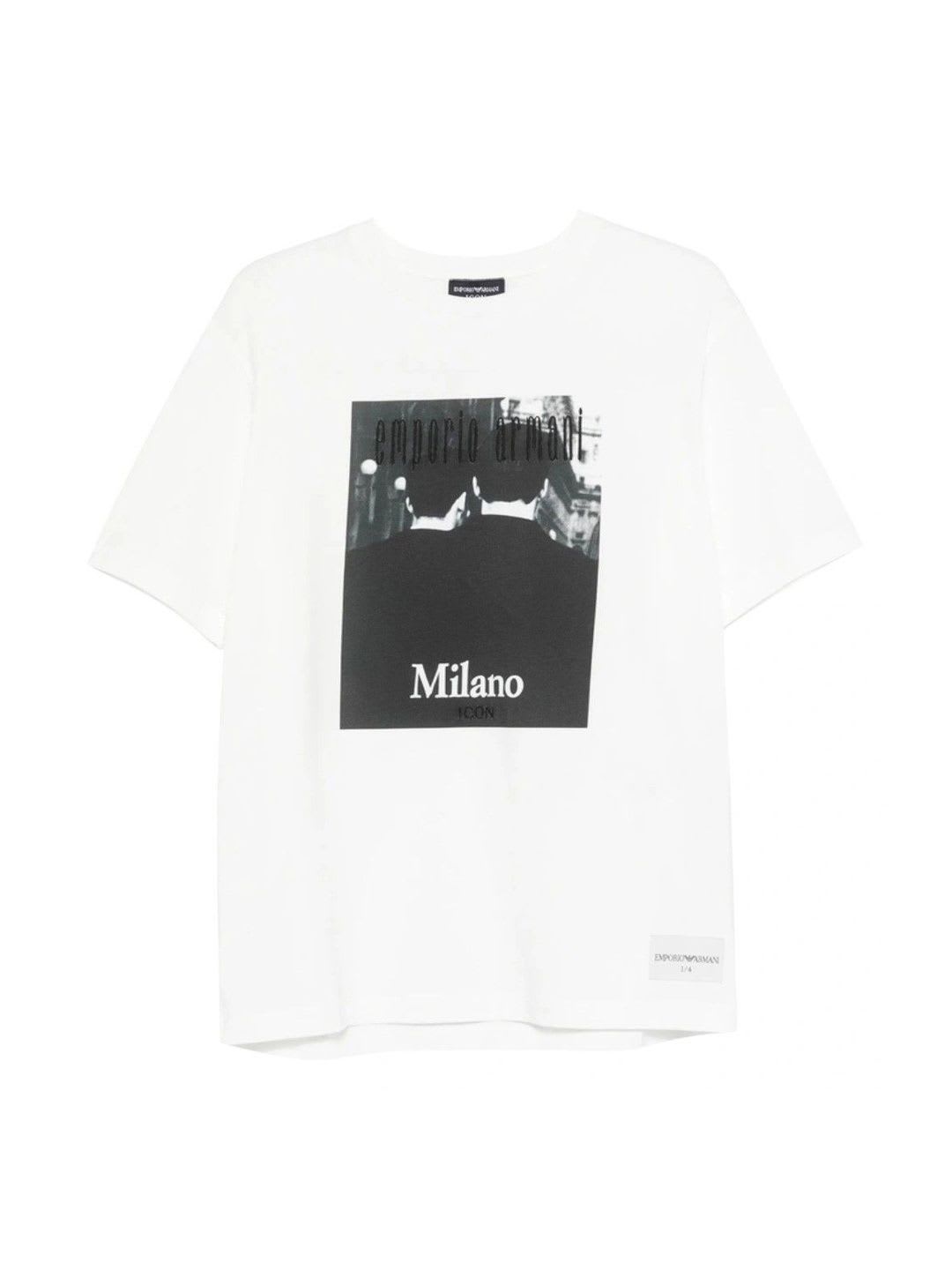 Emporio Armani Men Printed Round Neck T-shirt - default view