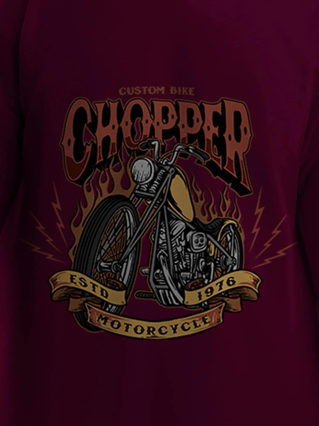 WIEBE Men Printed Drop-Shoulder Sleeves T-shirt - left view