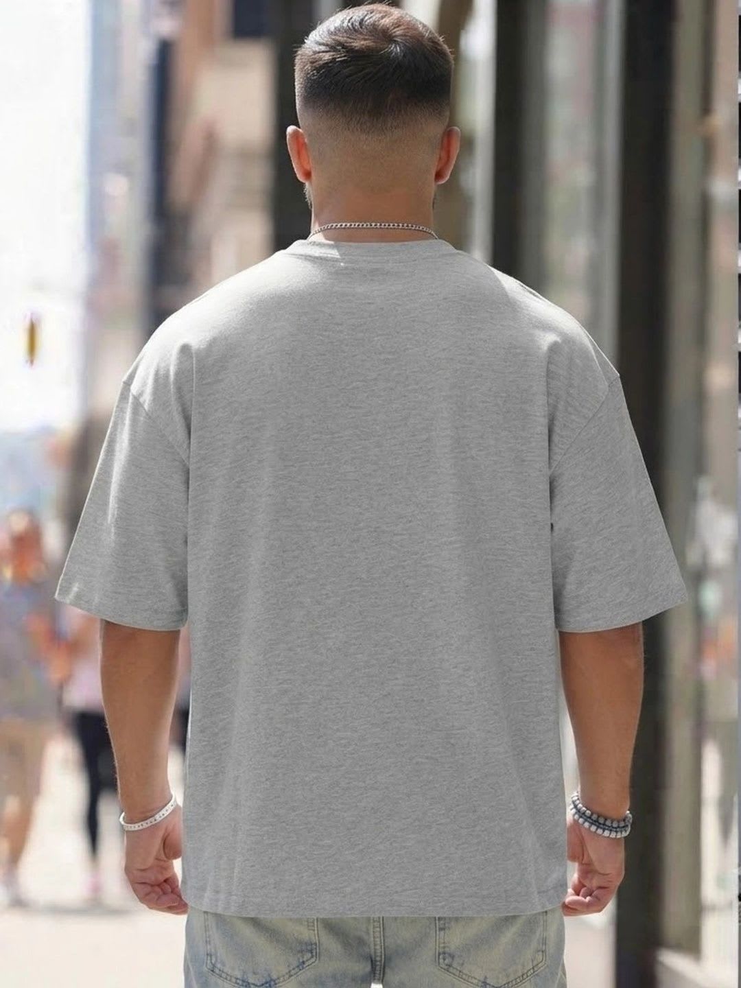 Akraft Men Typography Printed T-shirt - back view