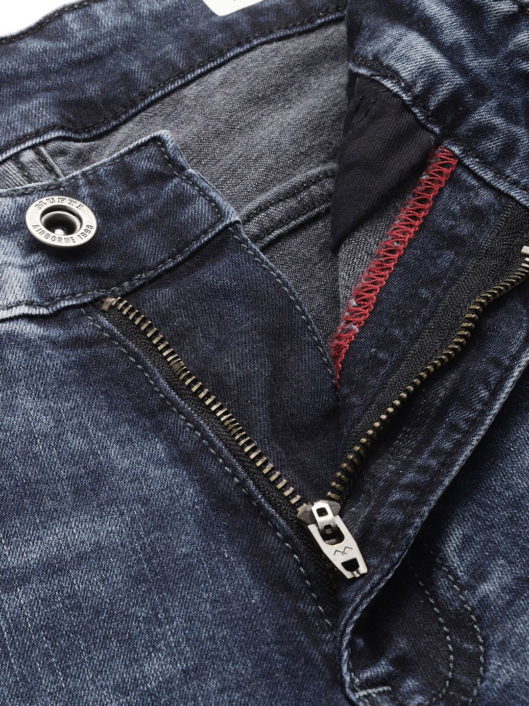 Mufti Men BOM 061Straight Fit Stretchable Jeans - left view