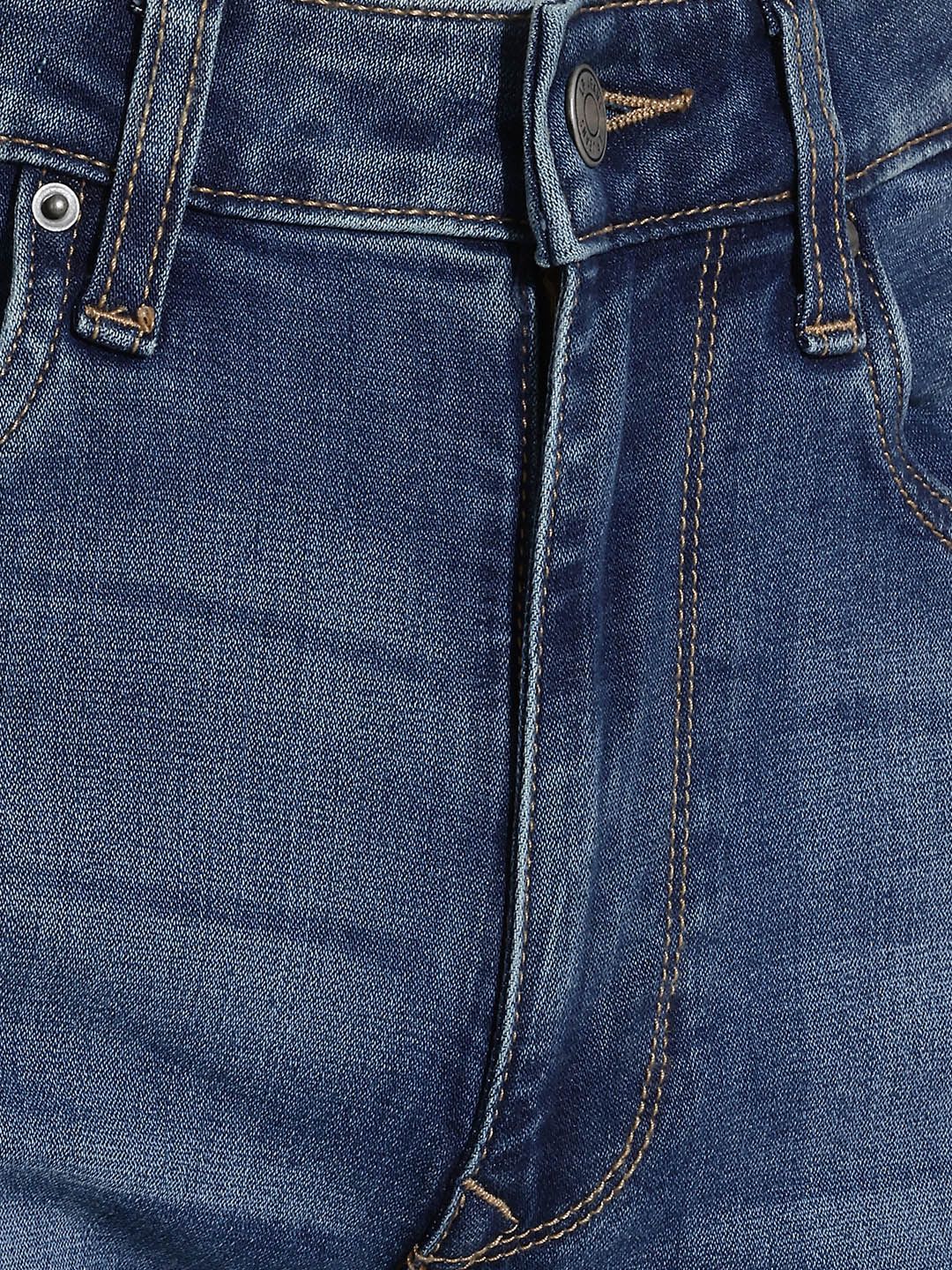 Louis Philippe Jeans Men Slim Fit Light Fade Stretchable Jeans - right view