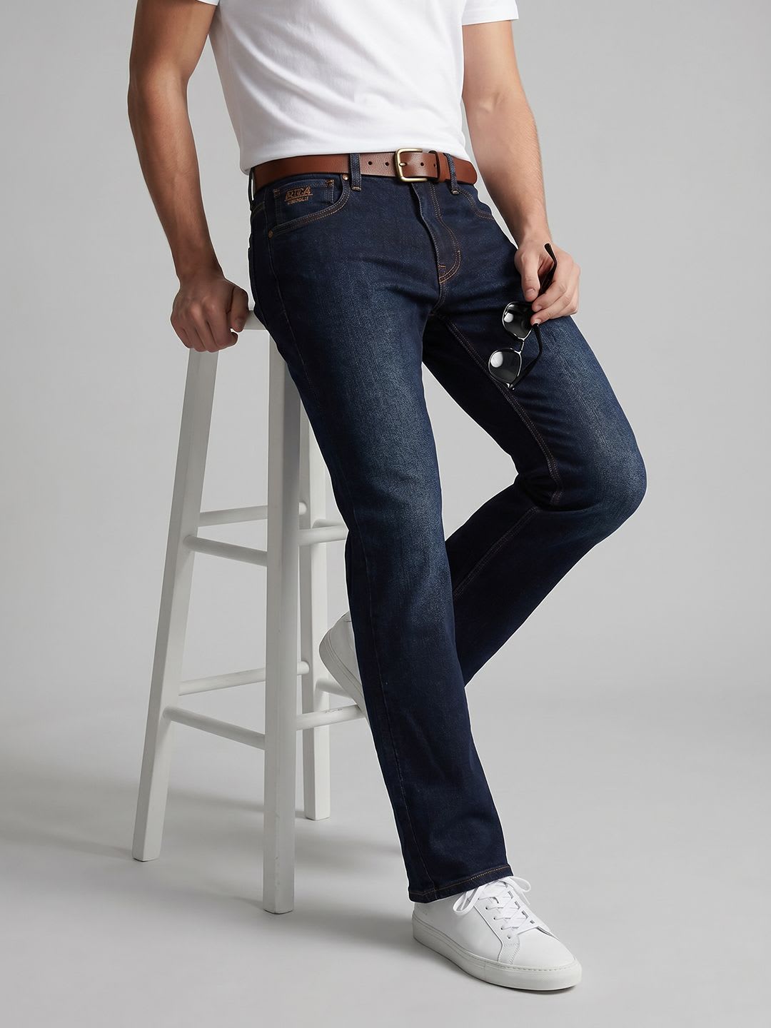 U.S. Polo Assn. Denim Co. Men Bootcut Mid-Rise Jeans - default view