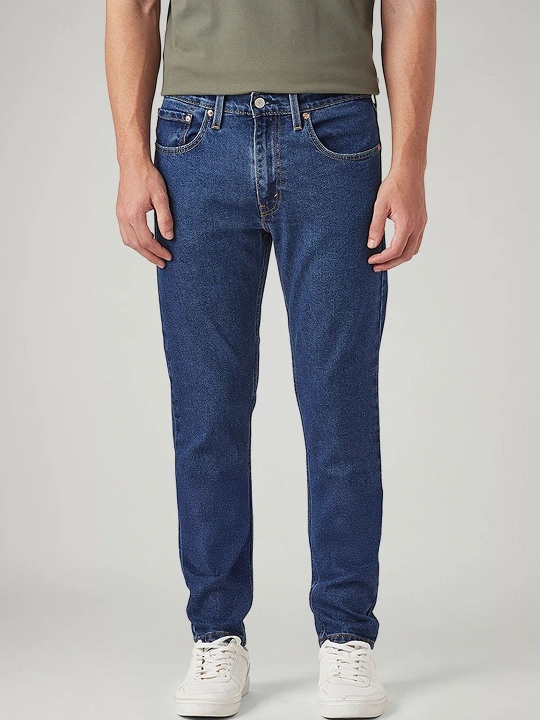Levis Men Classic Tapered Fit Mid-Rise Stretchable Jeans - default view