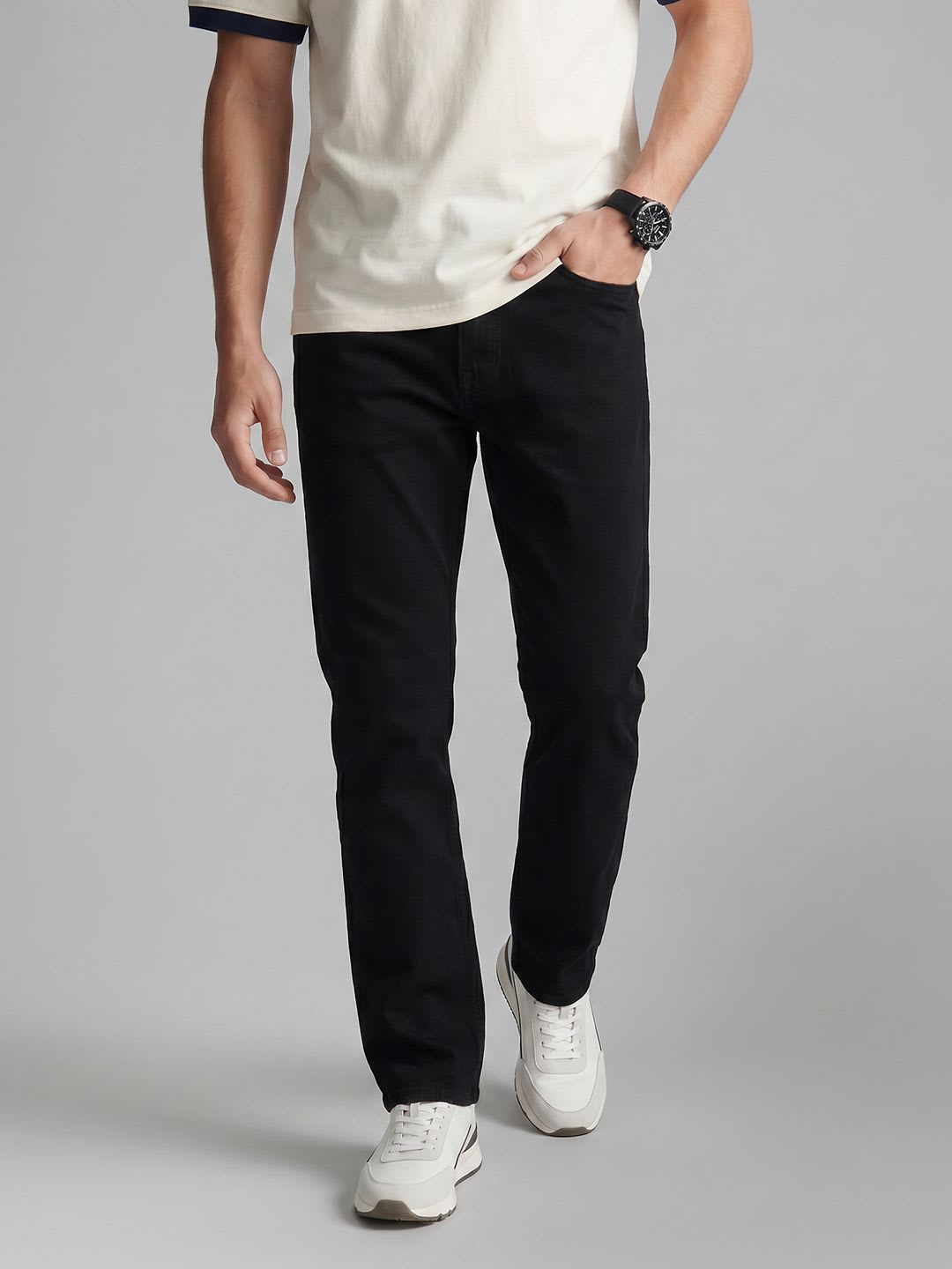 U.S. Polo Assn. Denim Co. Men Bootcut Stretchable Jeans - default view