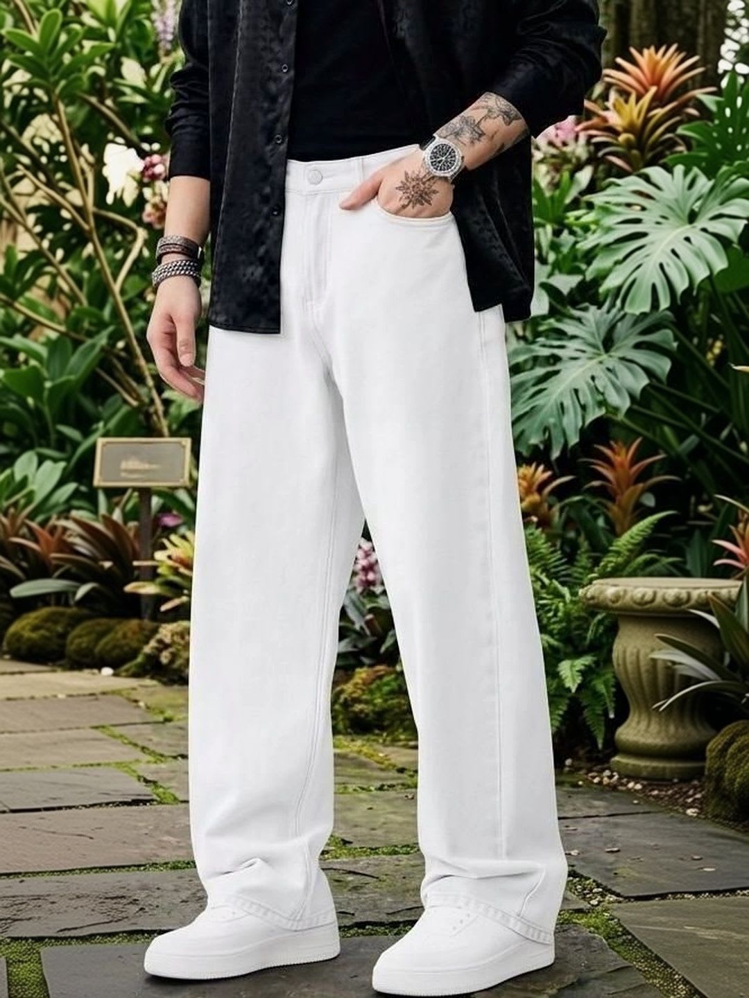 DASHING FIT Men Regular Fit Mid-Rise Jeans - back view