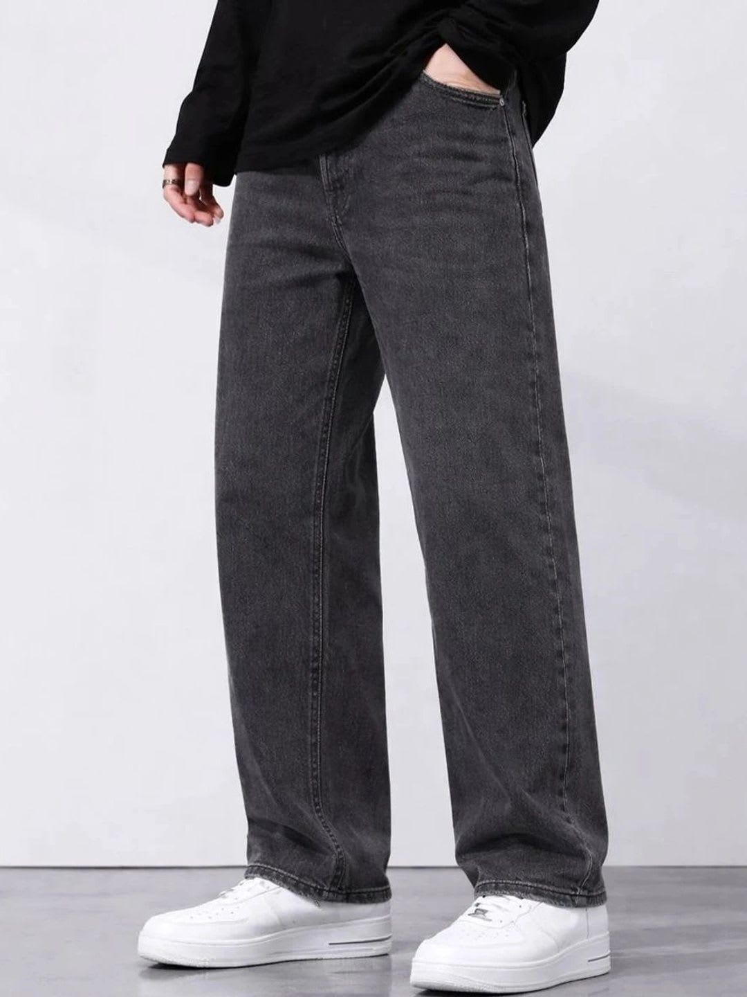 7 CUTS Men Straight Fit Mid-Rise Jeans - default view