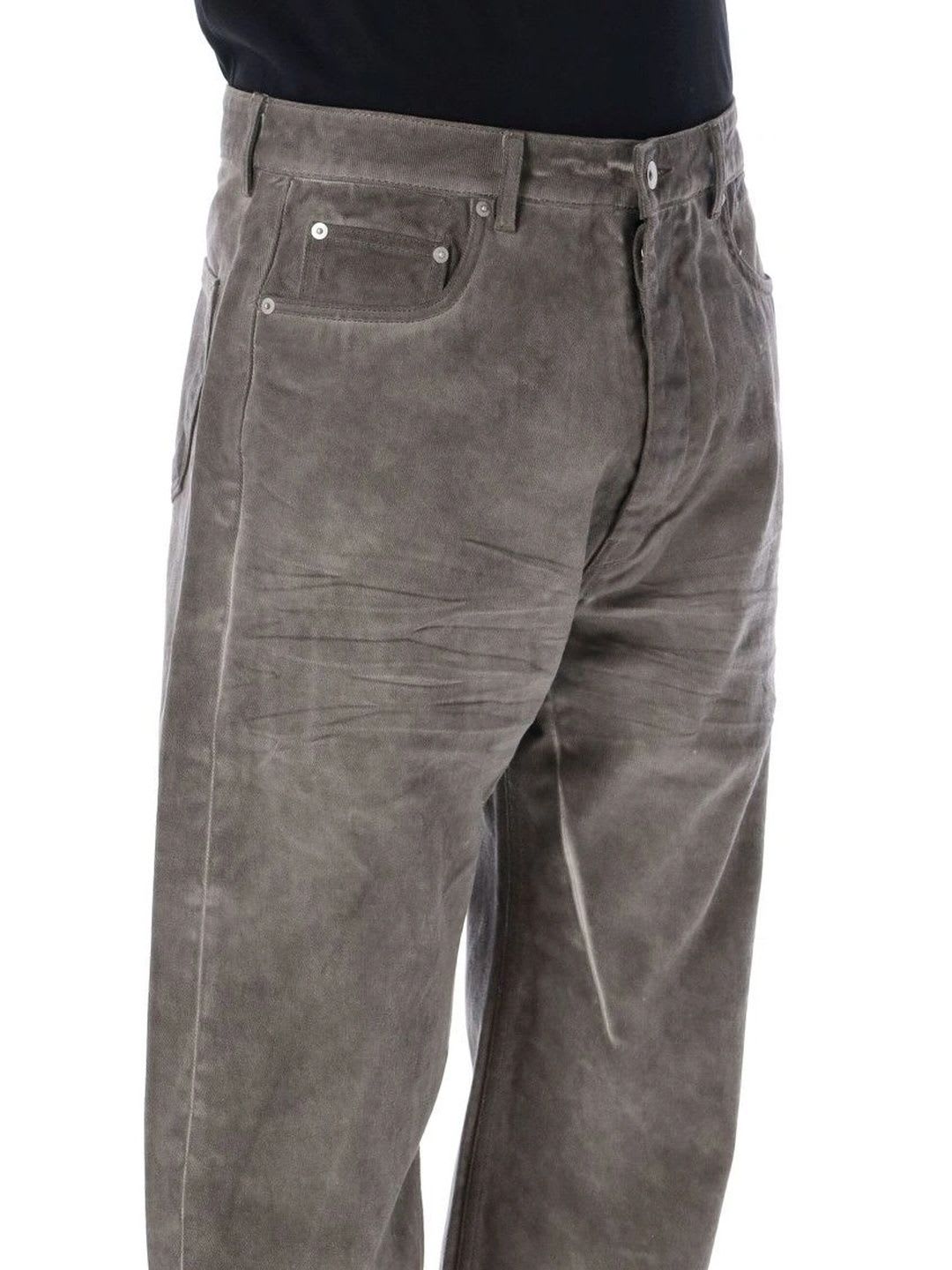 Rick Owens Men Relaxed Fit High-Rise Jeans - back view