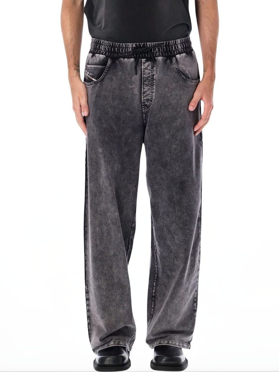 DIESEL Men Relaxed Fit Mid-Rise Jeans - default view
