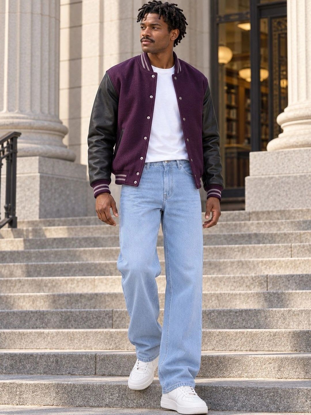 GARTEEN Men Classic Straight Fit Mid-Rise Stretchable Jeans - default view