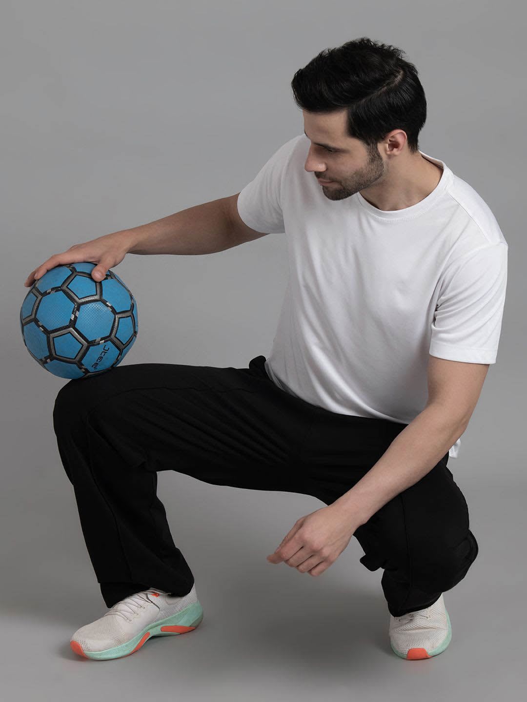 HRX by Hrithik Roshan Men Mid-Rise Track Pants - left view