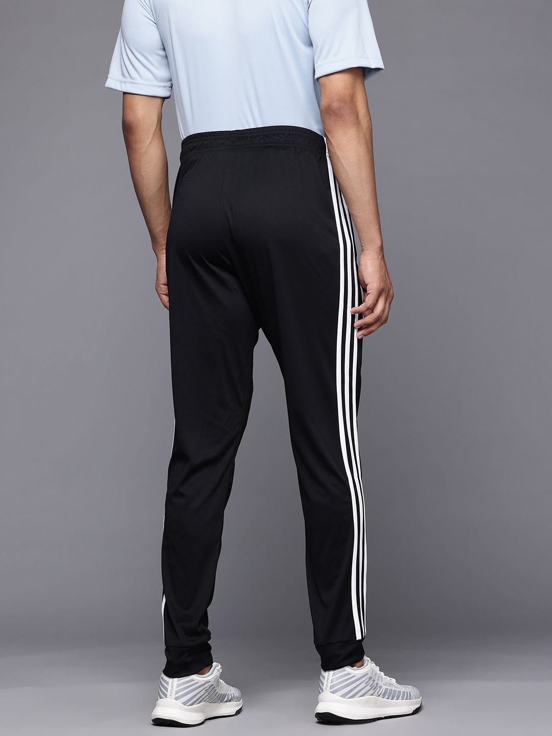 ADIDAS Men 3-Striped Logo Detail Joggers - back view