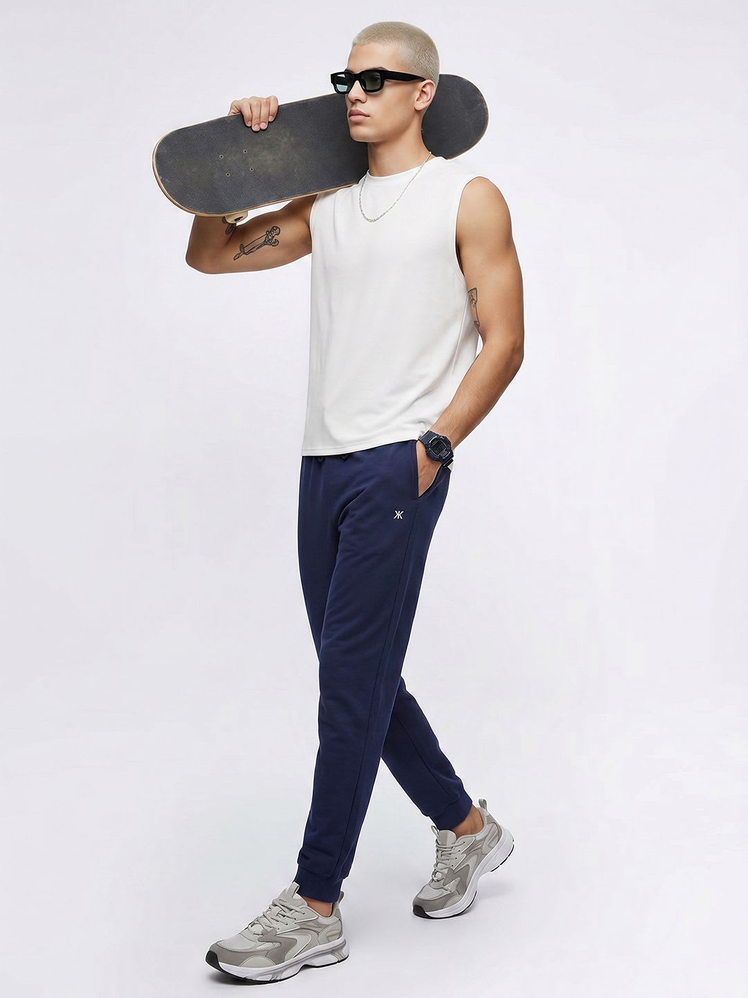Kook N Keech Men Regular Fit Joggers - back view