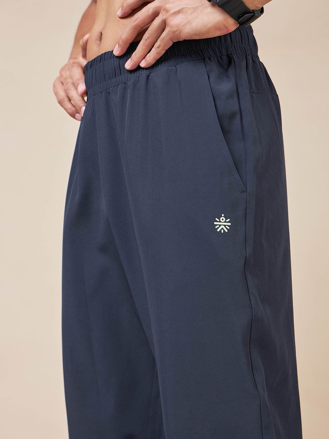 CULT Men Train In Train Out Moisture Wicking Premium Trackpants - left view