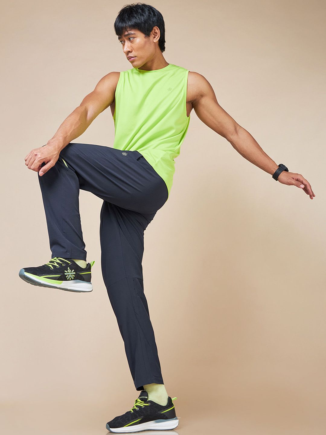 CULT Men Train In Train Out Moisture Wicking Premium Trackpants - right view