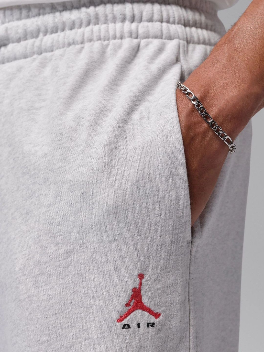 Nike Jordan Brooklyn Fleece Men's Open-Hem Trousers - back view