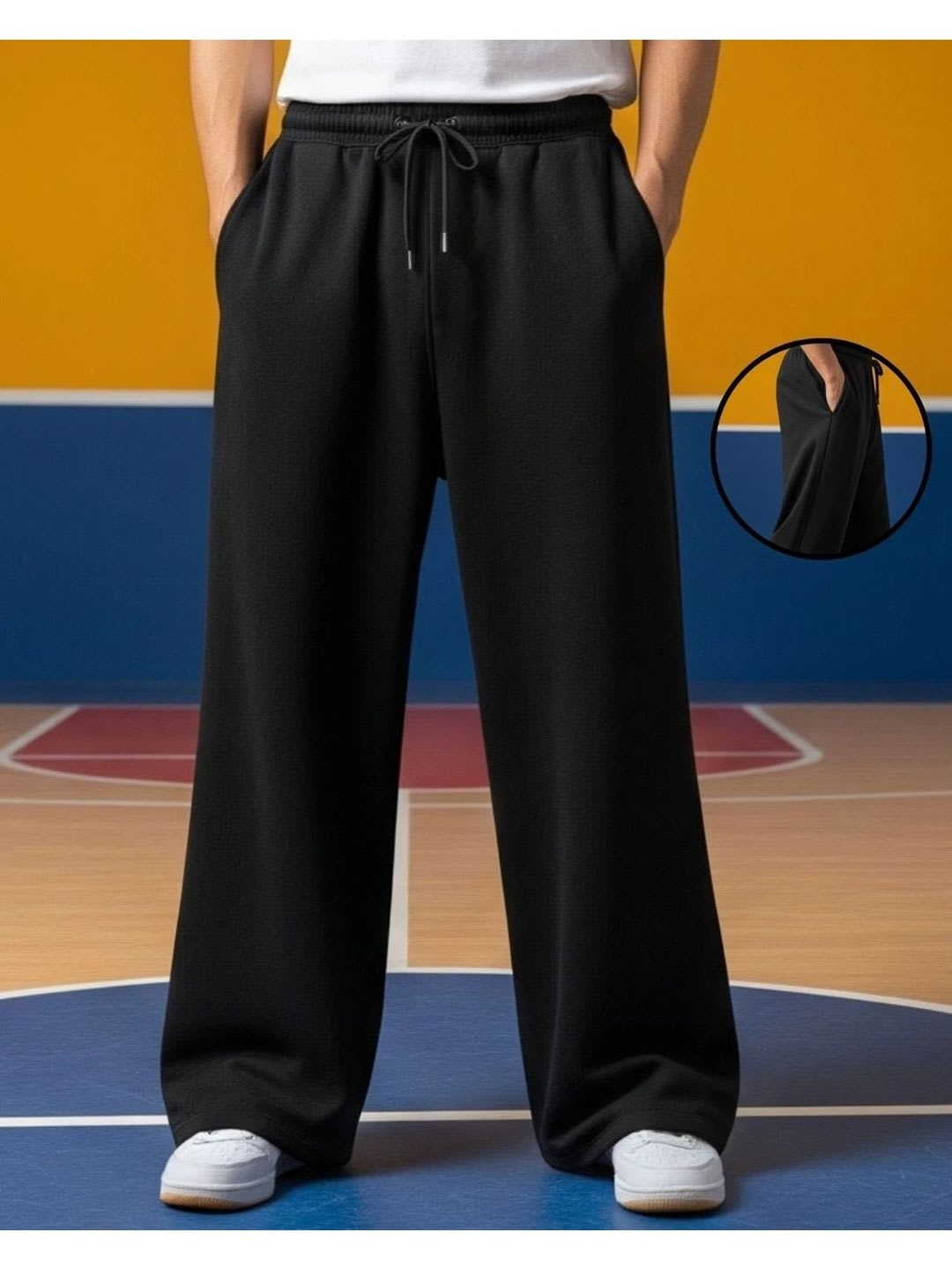 Imsa Moda Men Baggy Training Track Pants - default view
