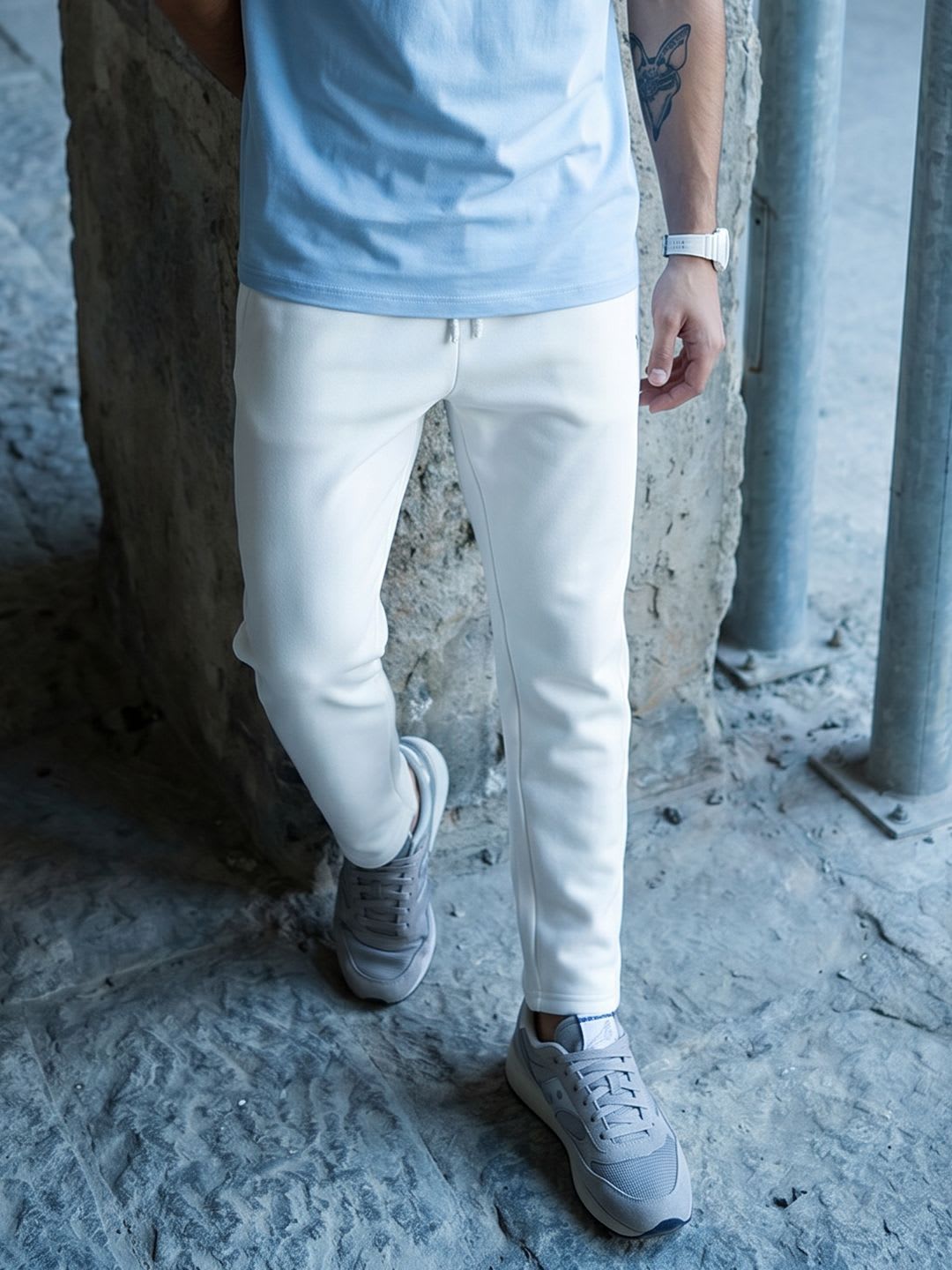 Kook N Keech Men Regular Fit Brand Logo Track Pants - default view