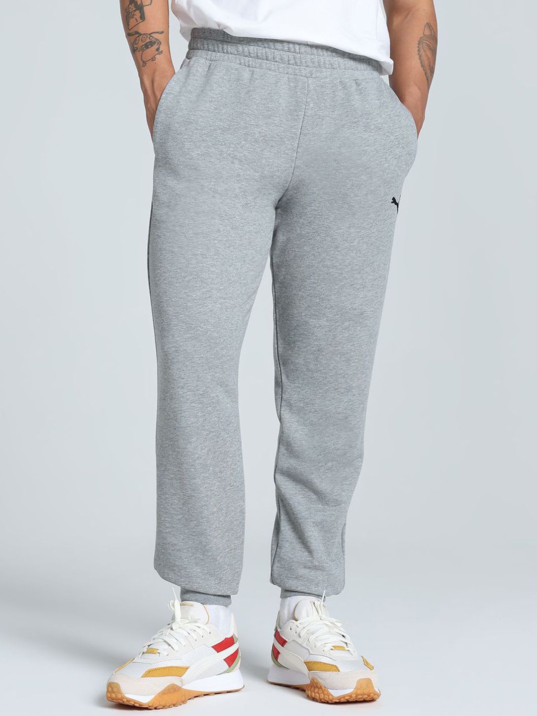 Puma Men Cotton Knitted Sweatpants - default view