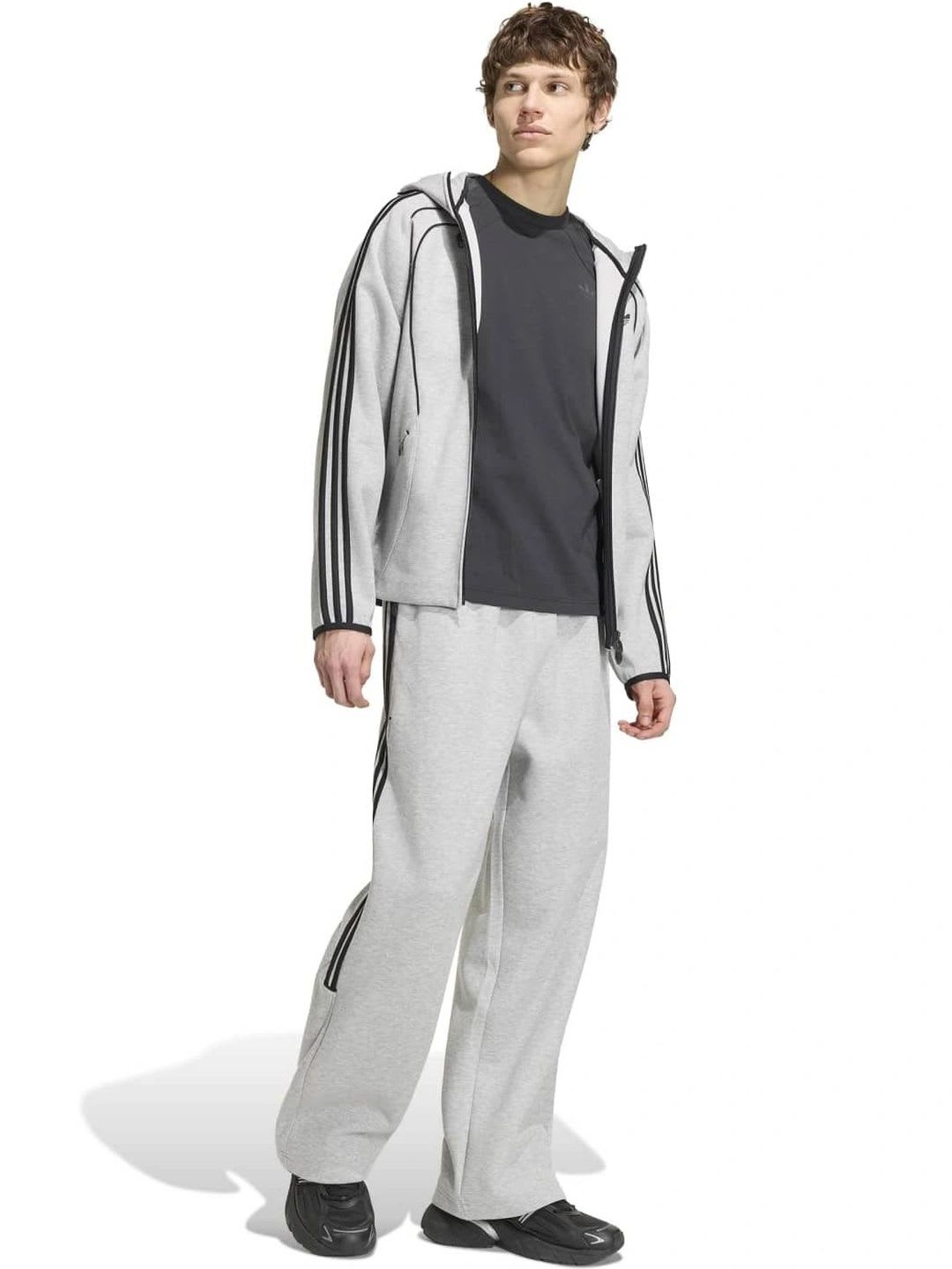 ADIDAS Originals Men Spacer Teamgeist 26 Cutline Open Hem Tracksuit Bottoms - back view