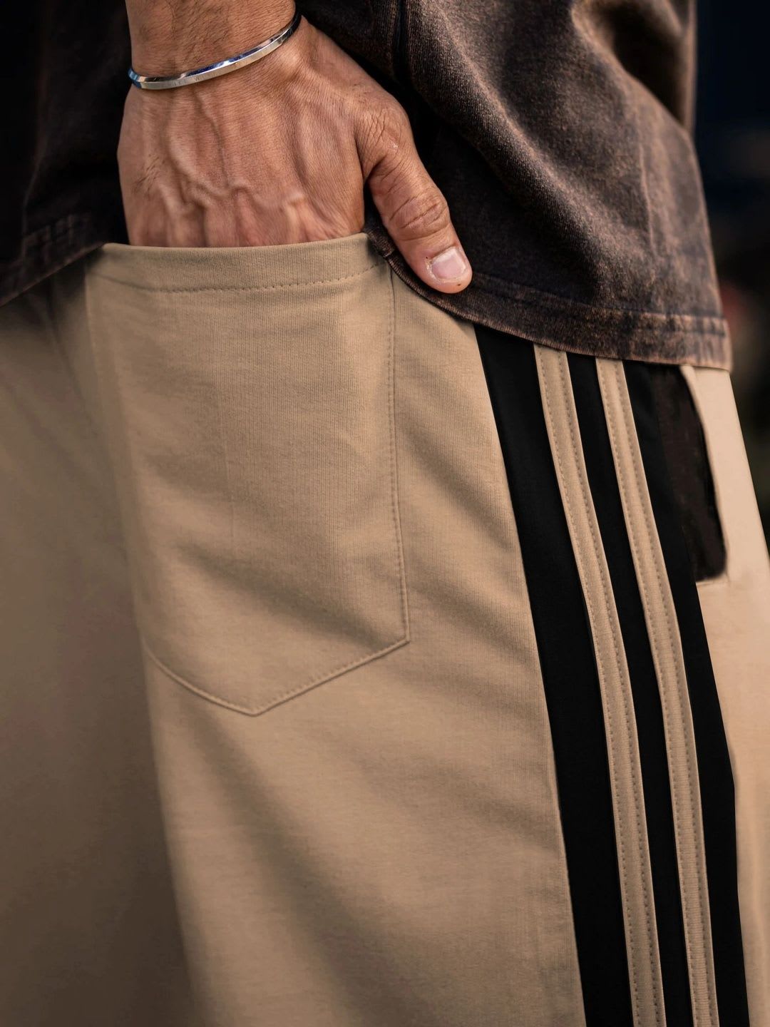 MODALEN Men Relaxed Fit Training Track Pants - right view