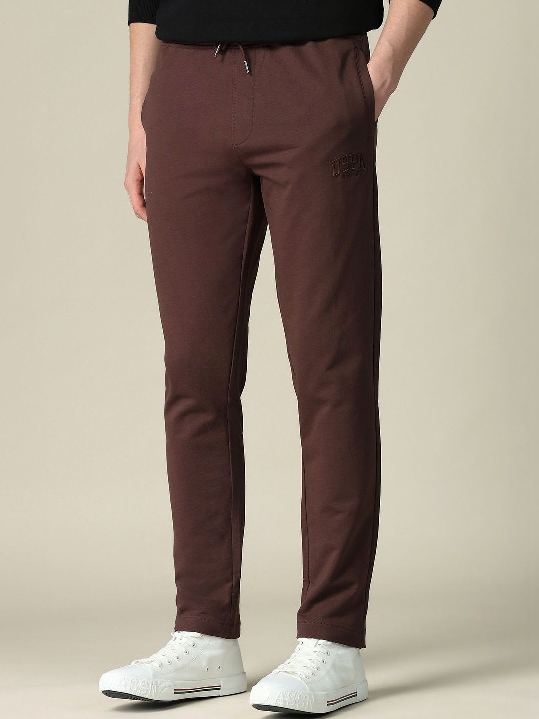 U.S. Polo Assn. Denim Co. Men Cotton Track Pants - default view