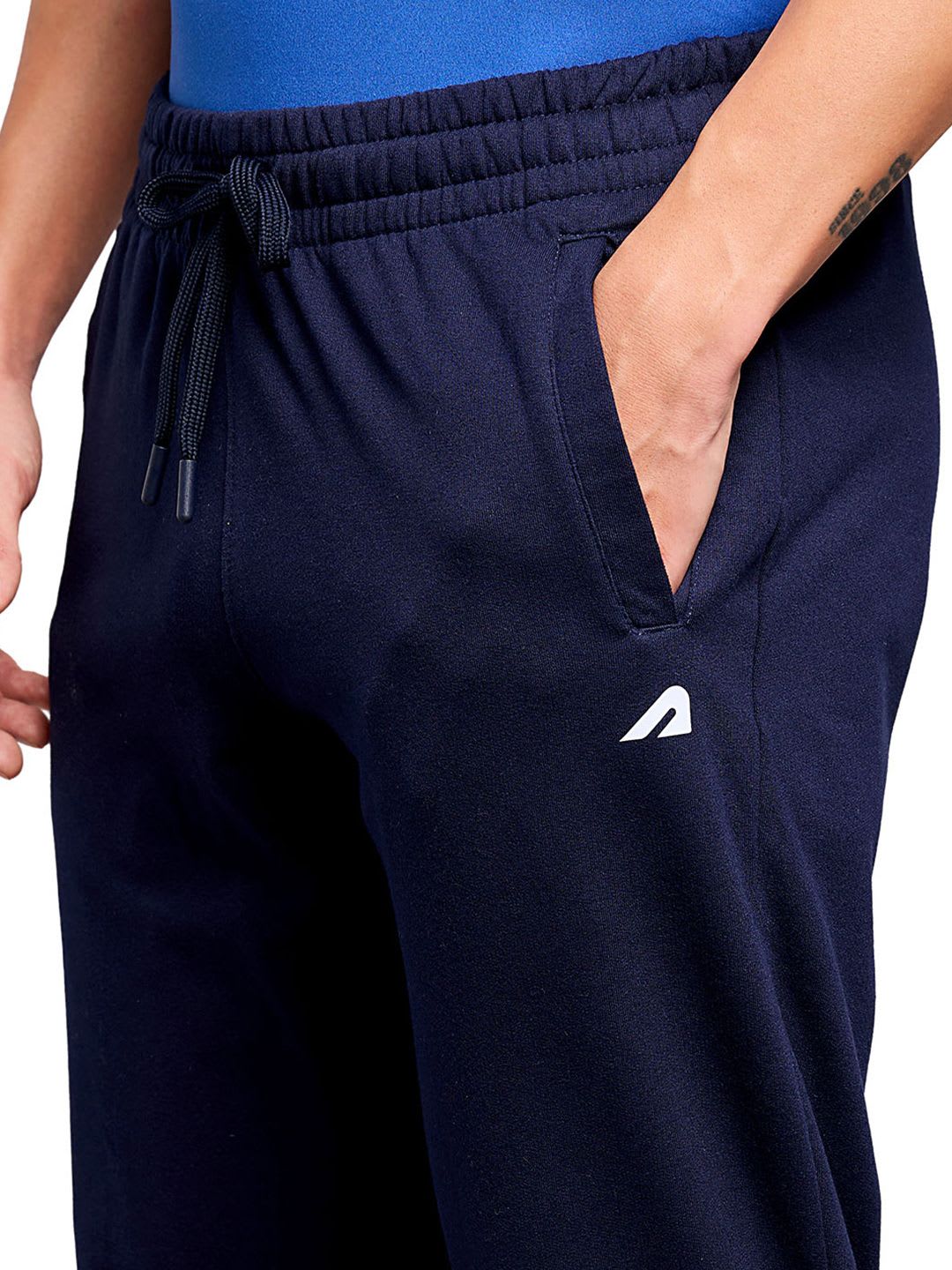BOLDFIT Men Mid-Rise Track Pant - back view