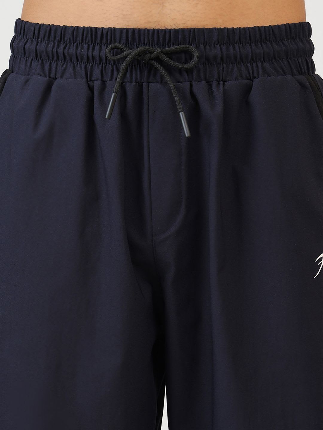 FUAARK Men Straight Fit Training Polyester Track Pants - back view