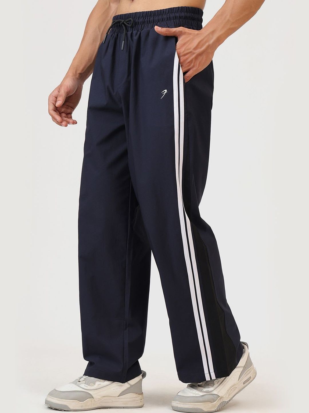 FUAARK Men Straight Fit Training Polyester Track Pants - right view