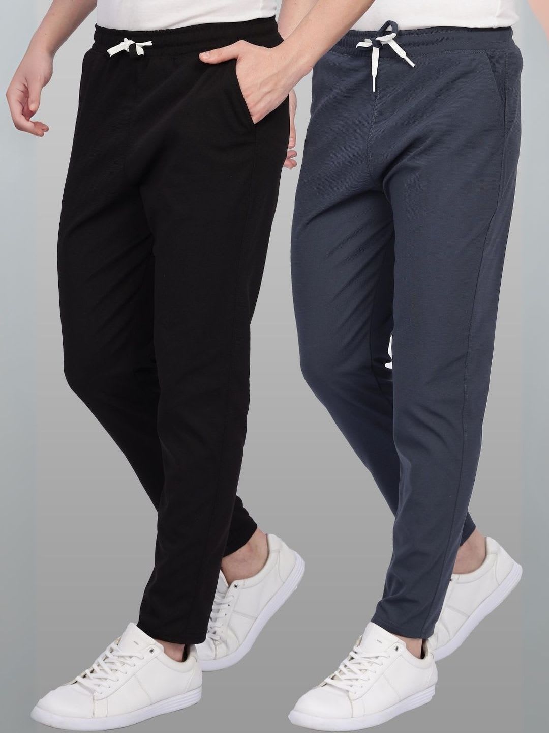 Urban Buccachi Men Pack Of 2 Straight-Fit Rapid-Dry Track Pants - default view