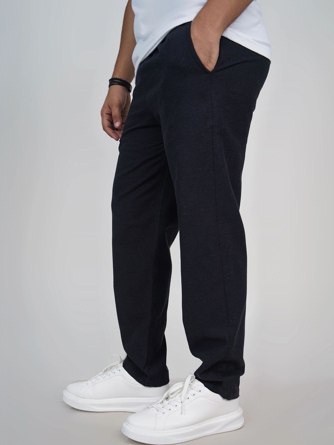 HOPE House of Pure Eco Men Mid-Rise Track Pants - back view