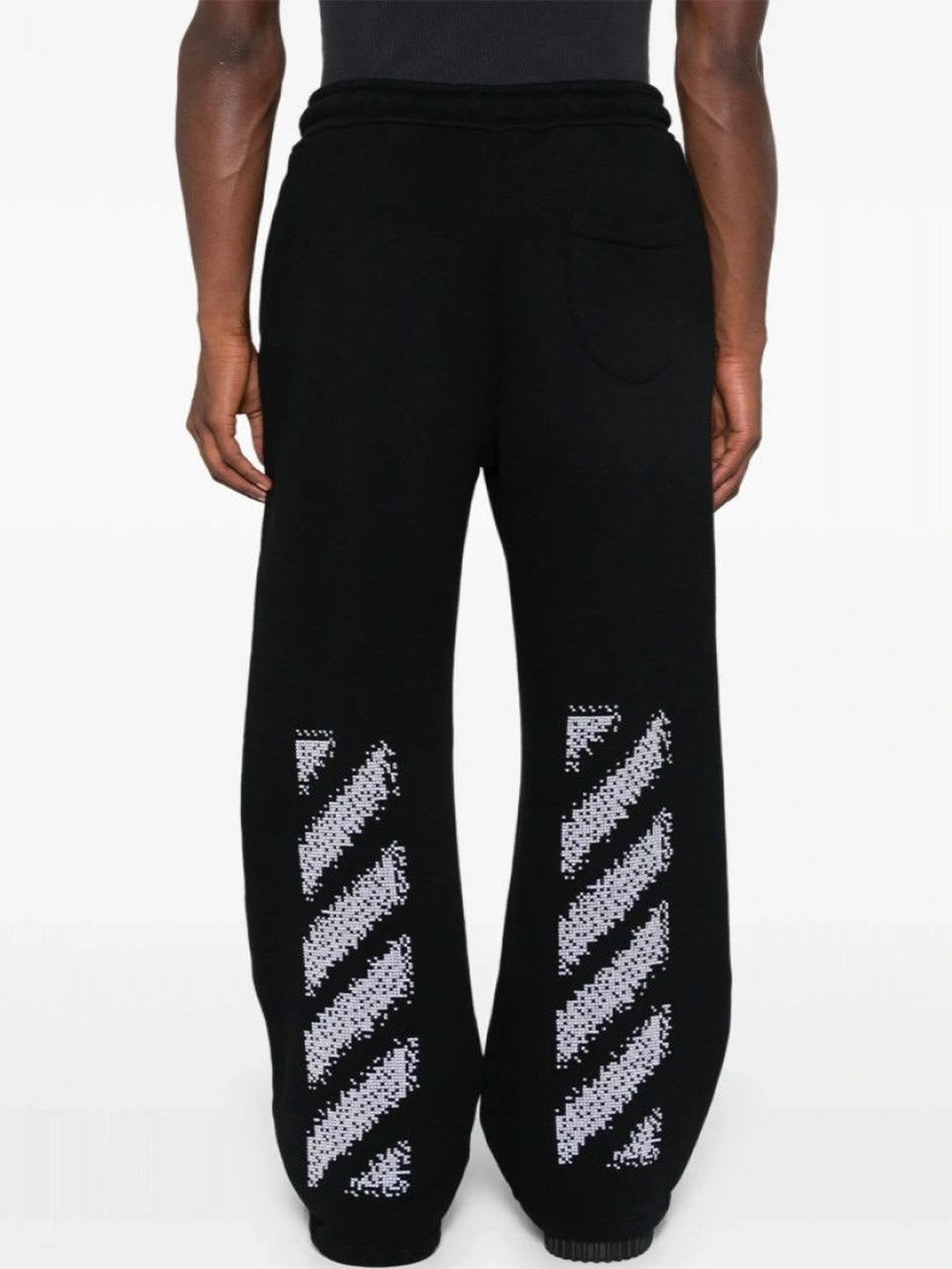 Off-White Men Bootcut Brand Logo Track Pants - left view