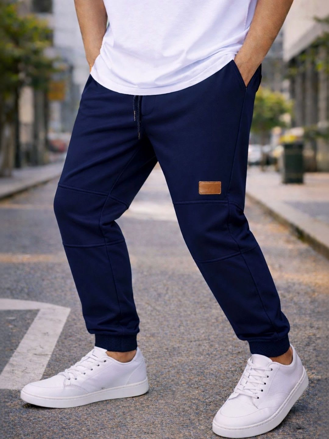 TENRUN Men Regular Fit Training Joggers - default view