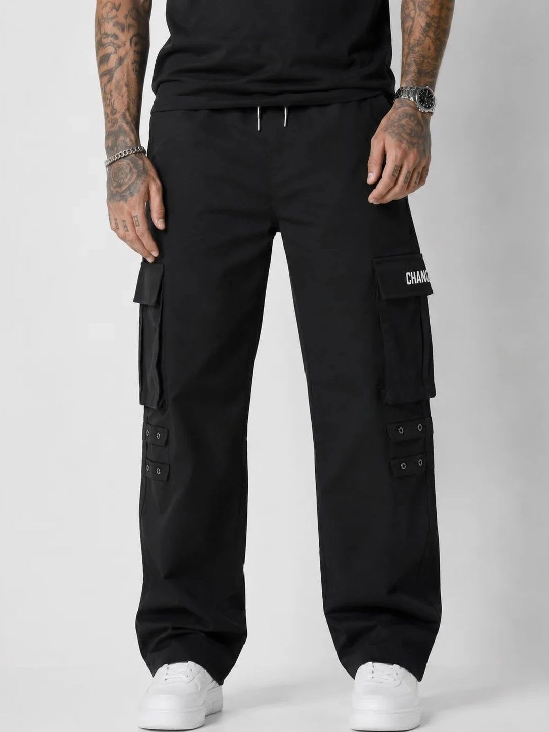 Bradbird Men Straight Fit Dry Fit Cargos - right view